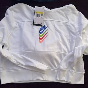 Nike cropped hoodie - small